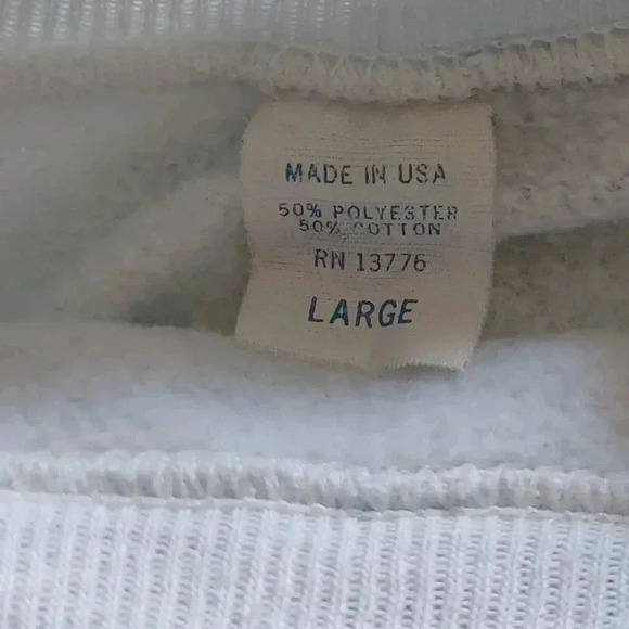 Vintage 80's 90's Raglan Crewneck Sweatshirt Cartoon Babe Hallmark - Picture 5 of 7